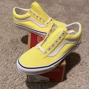 Brand new yellow vans